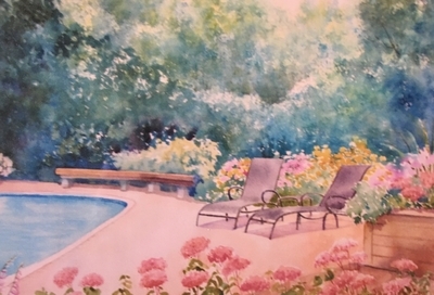 Backyard in Lorne Park