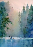 Paddling on the Ausable- SOLD