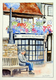 Waiting for his date outside Wharfe's Restaurant in Shaftsbury, Dorset - SOLD