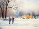 Walking to School (Westacres) - SOLD